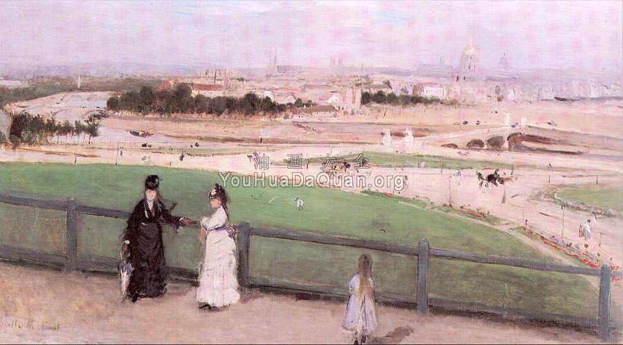 View of Paris from the Trocadero - 贝尔特·摩里索特